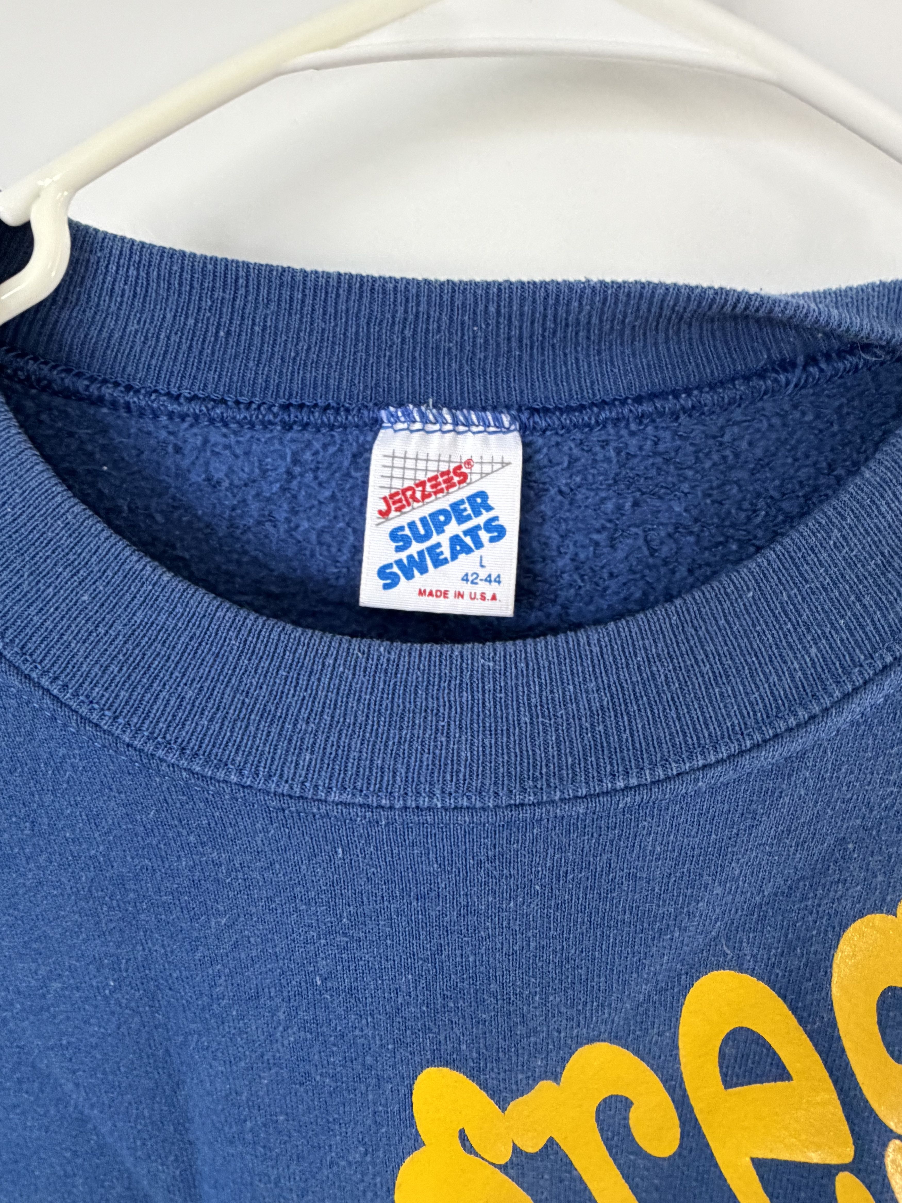 Other Vintage “Progress Not Perfection” Crew Sweatshirt – 90s L Size US L / EU 52-54 / 3 - 2 Thumbnail