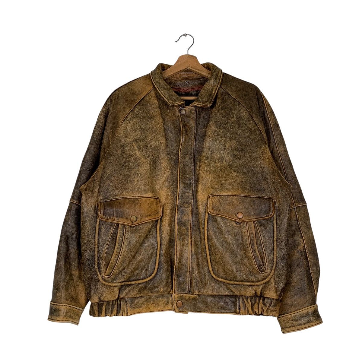 Japanese Brand Japanese Brand Motorcycle Riding Leather Jacket Size US M / EU 48-50 / 2 - 1 Thumbnail