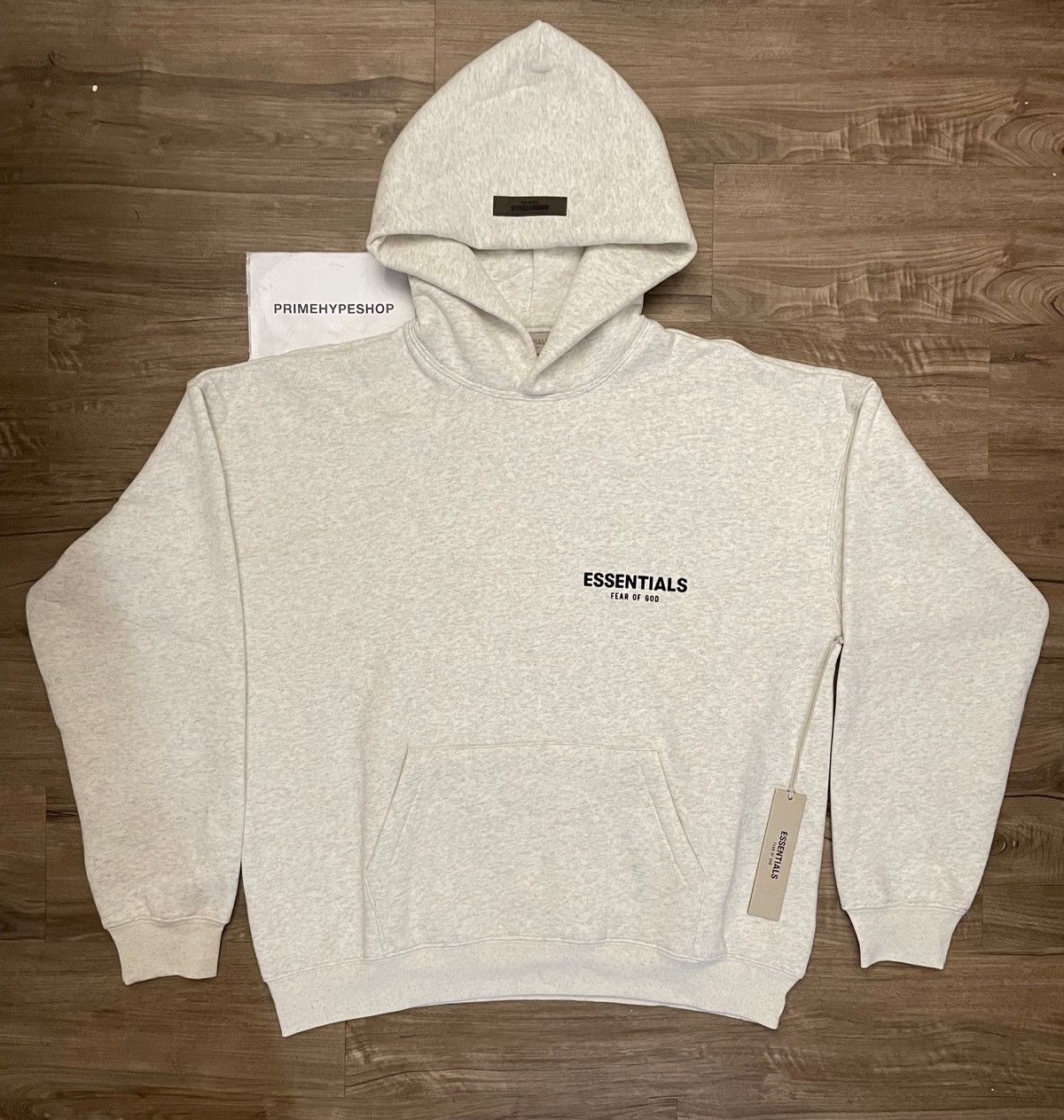 Essentials Fear of God Essentials Hoodie Light Oatmeal SS22 size L Size US L / EU 52-54 / 3 - 2 Thumbnail