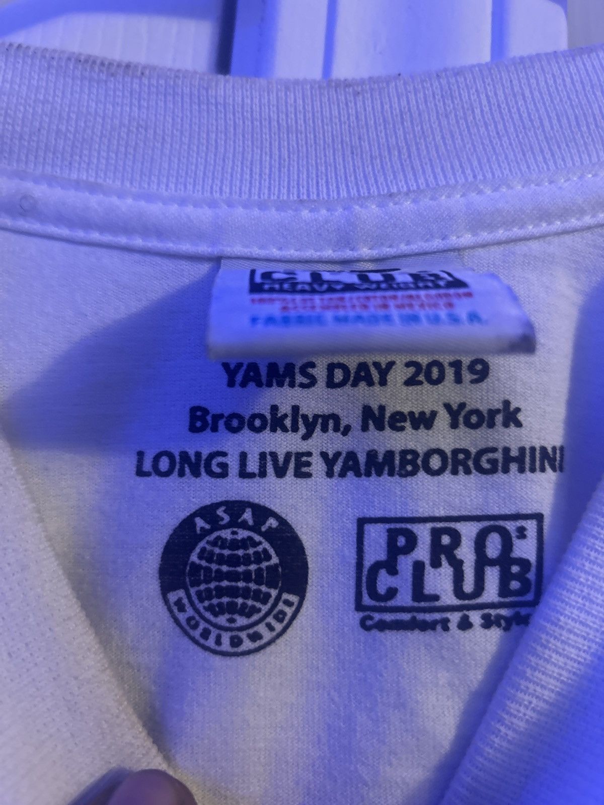 A$AP Rocky Asap Rocky Yams day tee Size US S / EU 44-46 / 1 - 2 Thumbnail