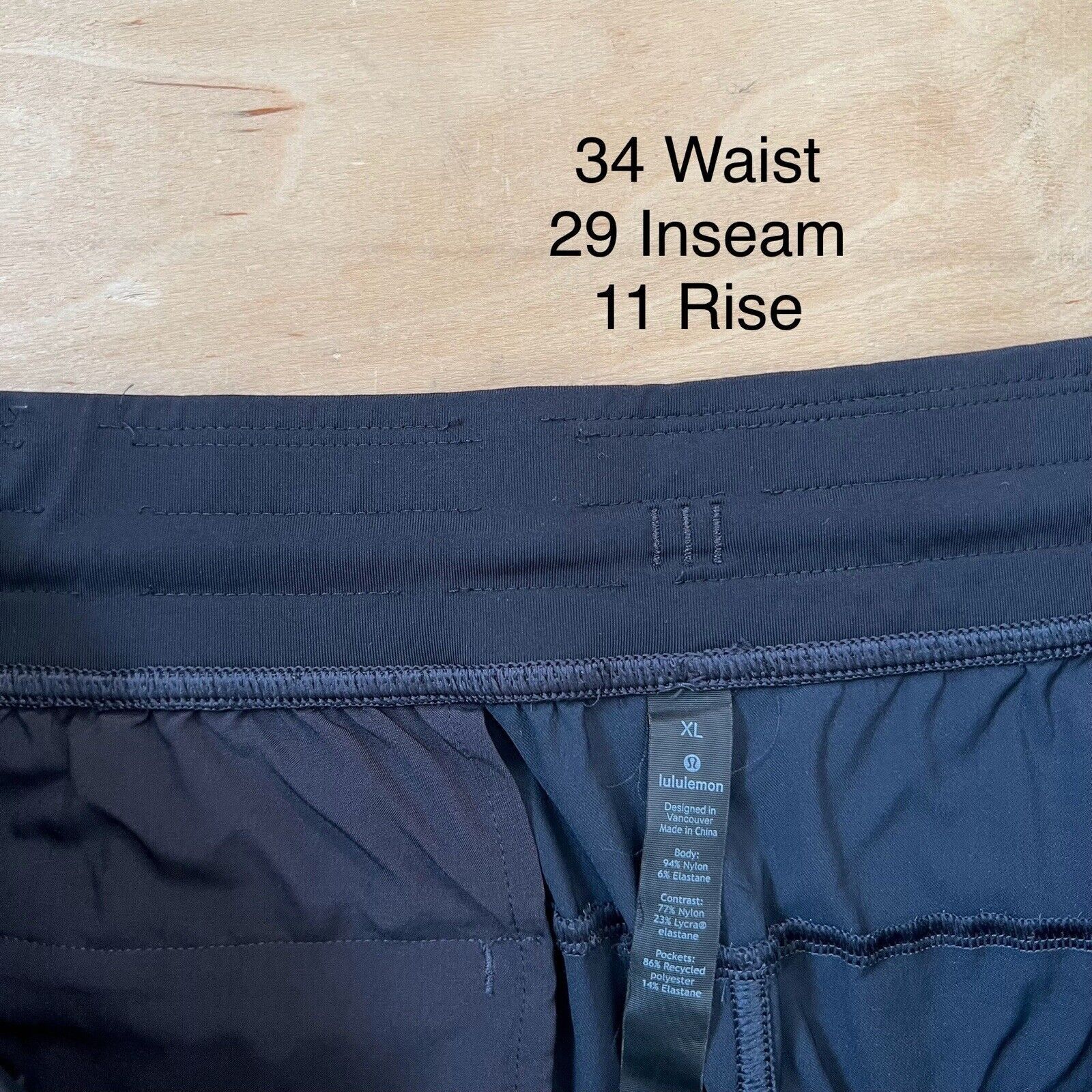 Lululemon Lululemon Great Wall Pants XL Black Sweatpants Jogger Yoga Size US 34 / EU 50 - 5 Thumbnail