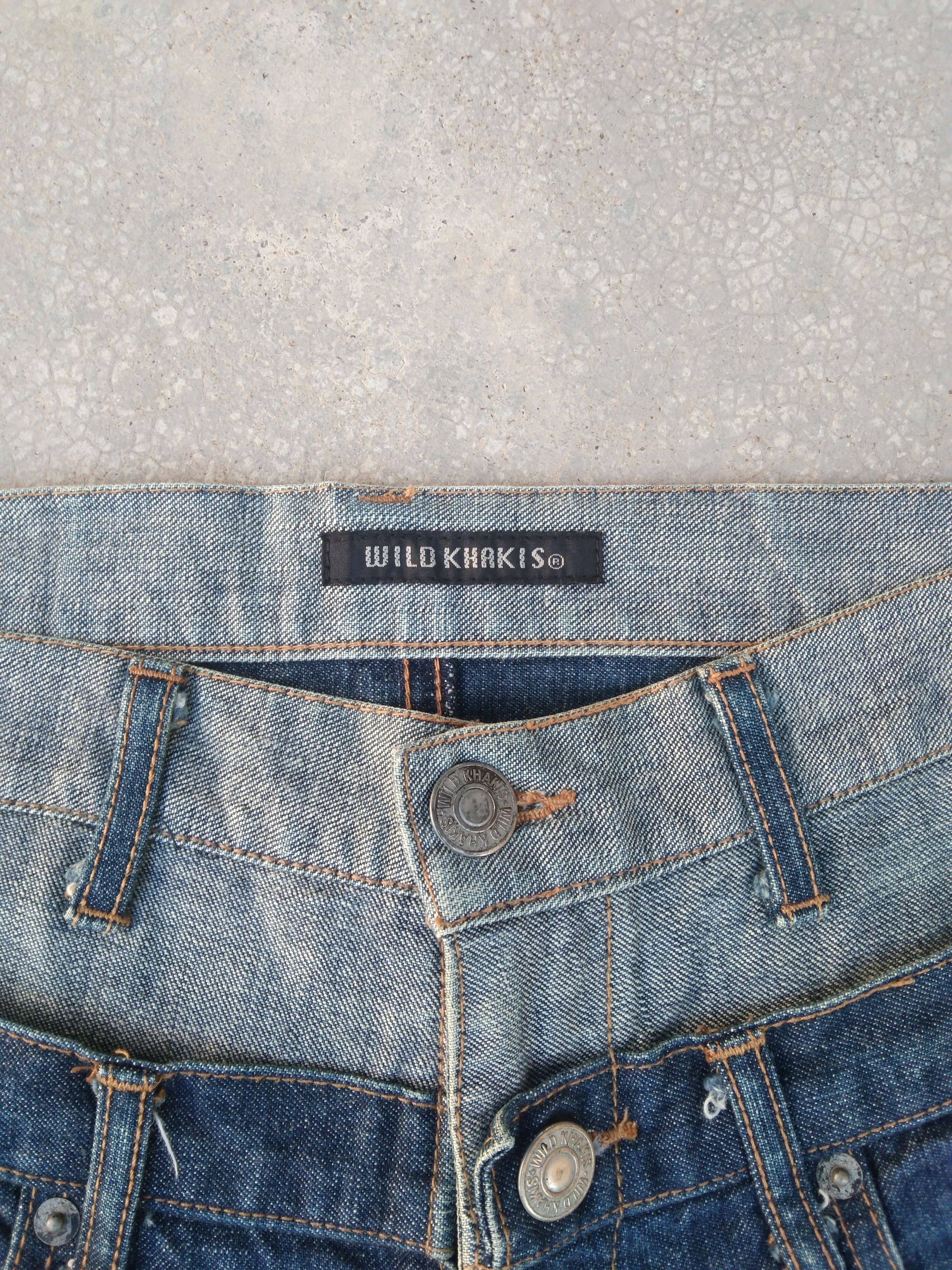 Japanese Brand × Jean × Vintage Vintage Japanese Brand Double Waist Retro Punk Jeans Style Size US 32 / EU 48 - 5 Thumbnail