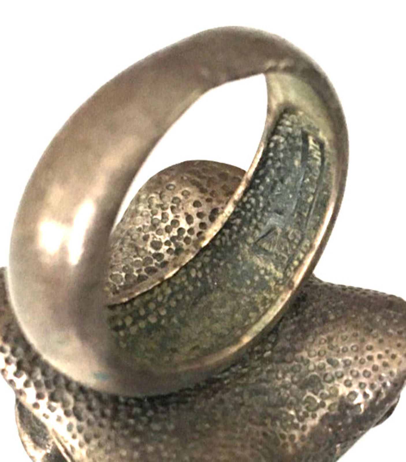 Sterling Silver HEAVY Vintage Silpada Ring 925 sterling silver size 6 Ring Size ONE SIZE - 6 Thumbnail