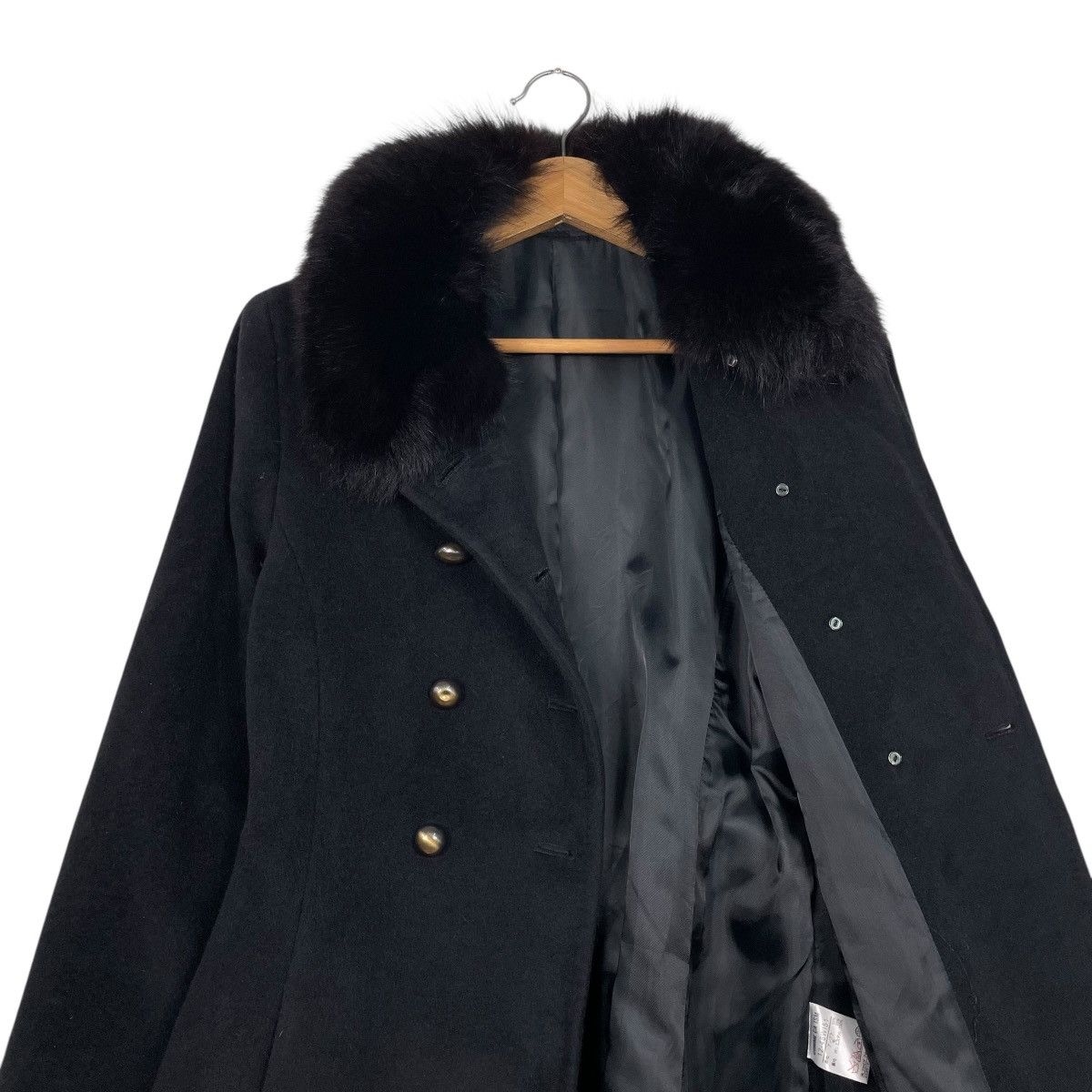 Comme Ca Ism Comme Ca Ism Black Double Breasted Women Coat Size S / US 4 / IT 40 - 11 Thumbnail
