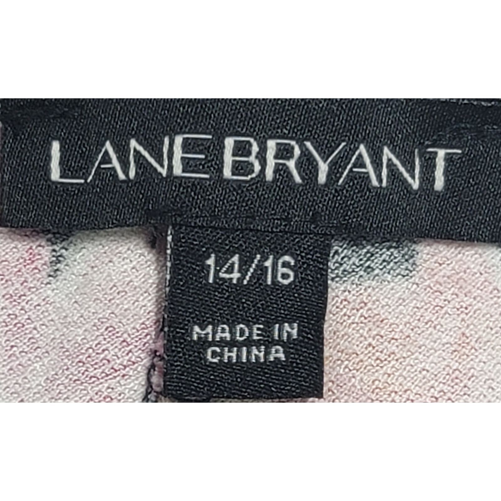 Other Lane Bryant Black Pink Floral Print Top 14 16 Lightweight Size XL / US 12-14 / IT 48-50 - 3 Thumbnail