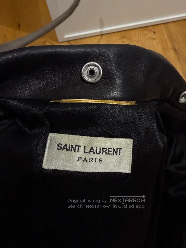 Saint Laurent Paris Saint Laurent Paris Motorcycle Leather Jacket i Size XS / US 0-2 / IT 36-38 - 6 Thumbnail