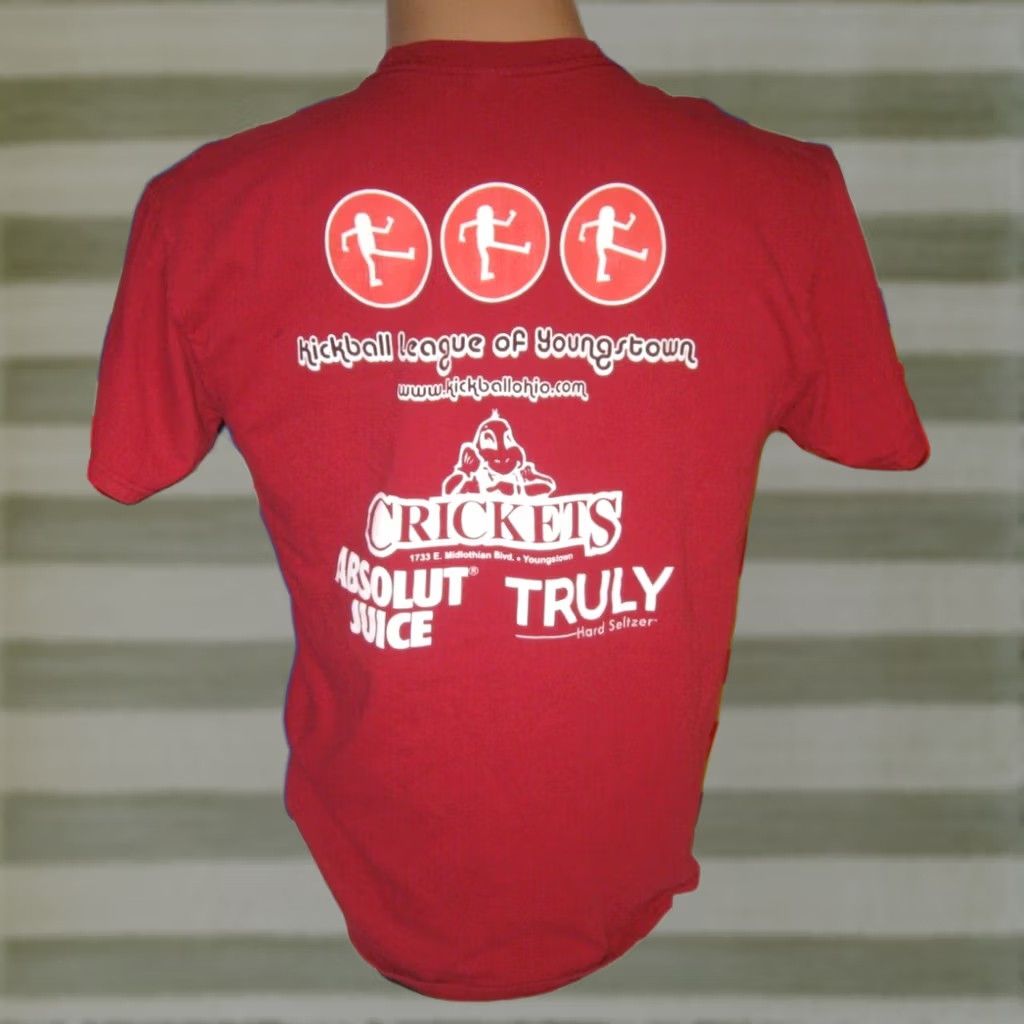 Gildan KICKBALL LEAGUE of Youngstown Ohio Shirt Mens Large ABSOLUT TRULY OH YTOWN Size US L / EU 52-54 / 3 - 1 Thumbnail