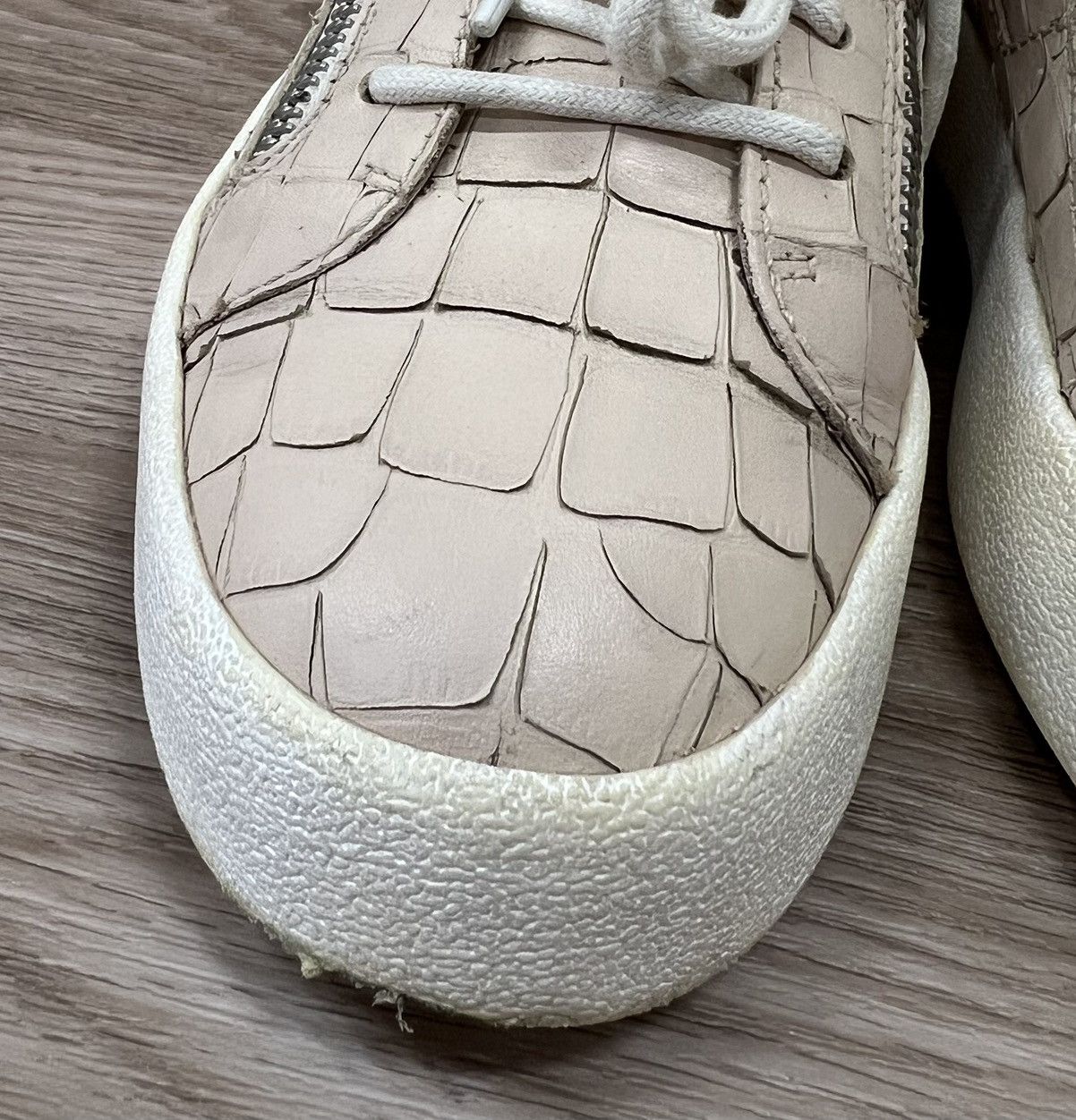 Giuseppe Zanotti Giuseppe Zanotti Leather Python High Top Sneakers Size US 9.5 / IT 39.5 - 5 Thumbnail