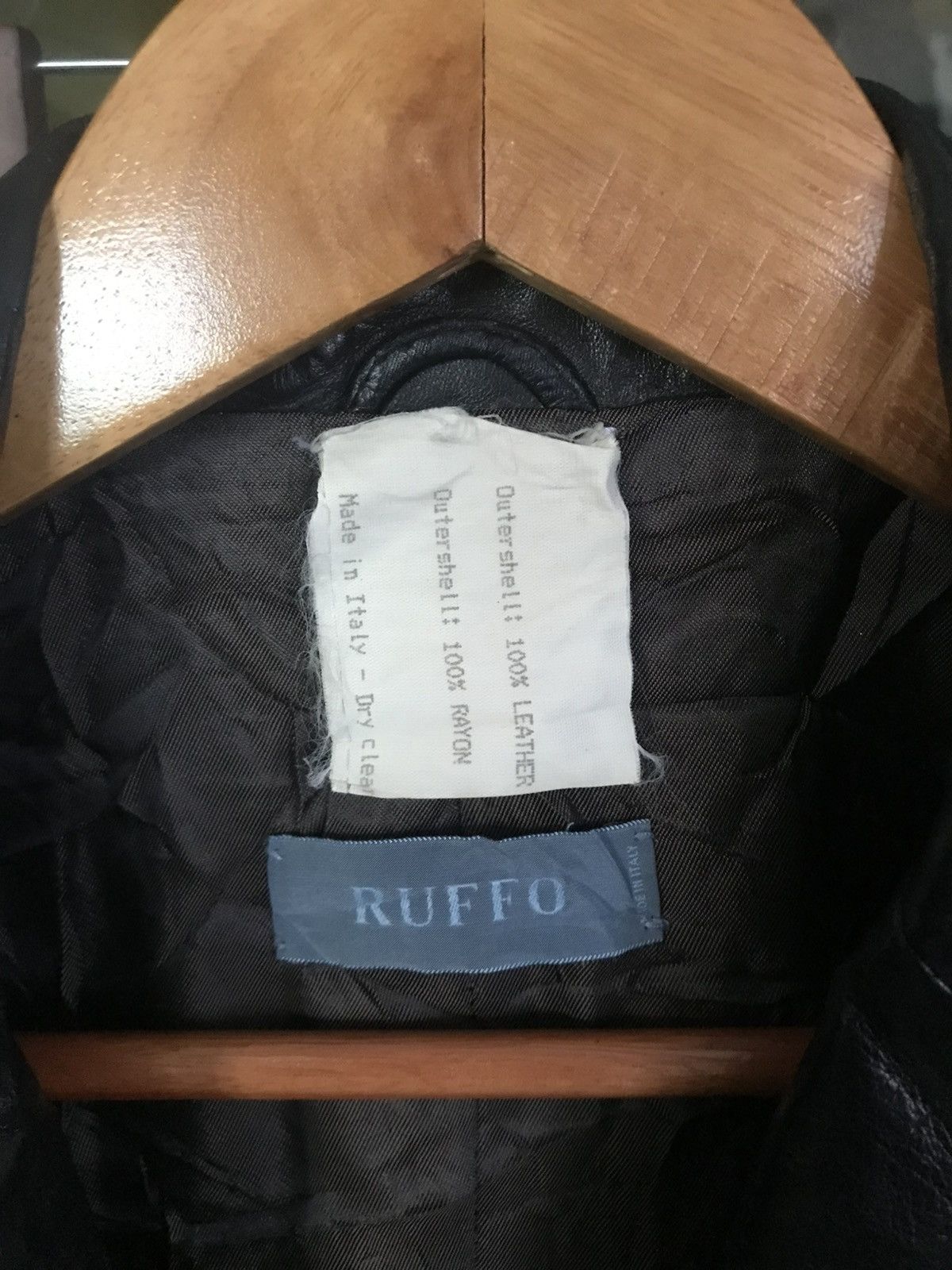 Designer × Ruffo Research Vintage Ruffo Blazer Leather Nice Size US M / EU 48-50 / 2 - 7 Thumbnail