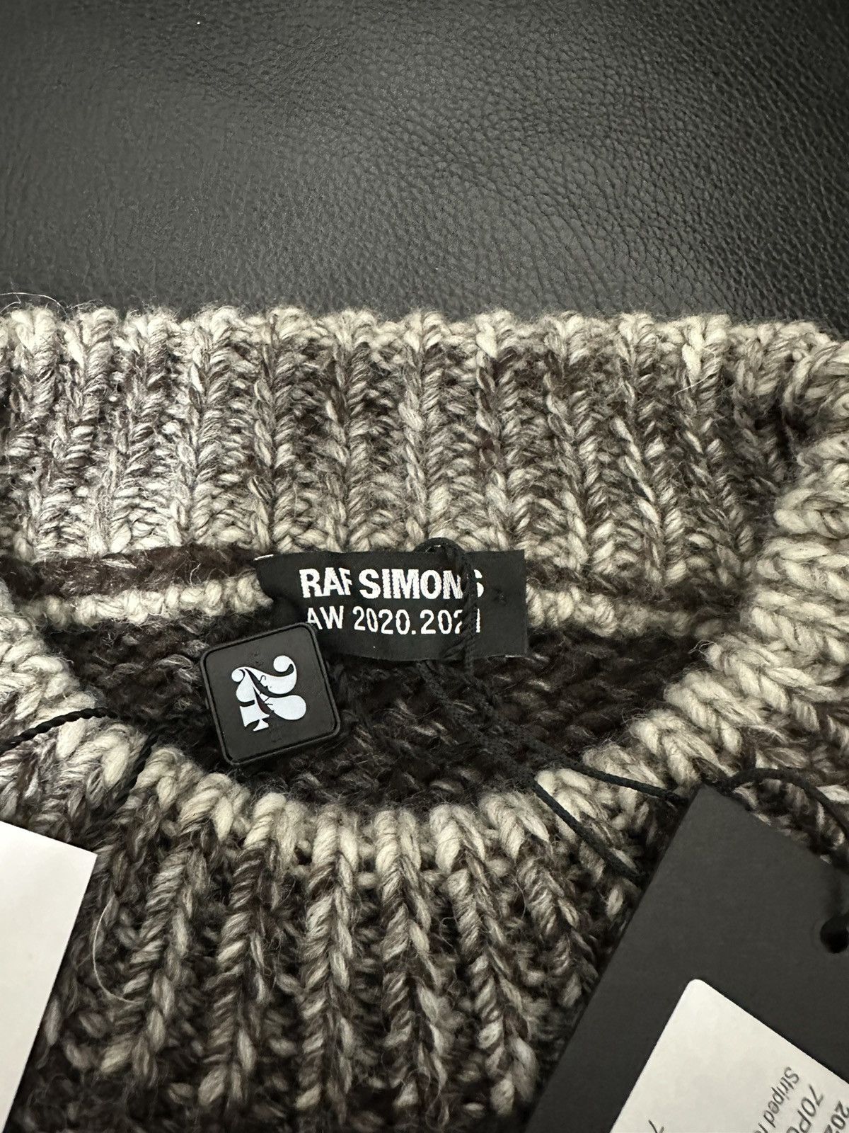 Raf Simons Raf Simons Striped Sweater Polaroid Patch 2020 2021 Size M Size US M / EU 48-50 / 2 - 6 Thumbnail