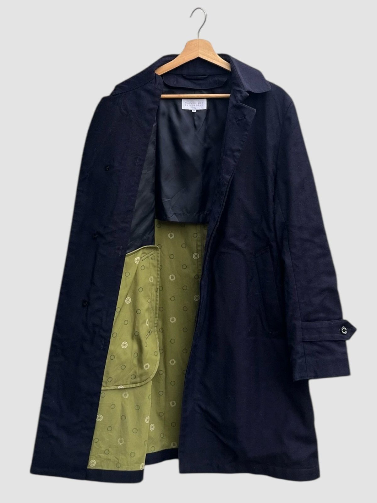 Mackintosh Mackintosh Philosophy Bal Collar Wool-Blend Navy Coat Size US M / EU 48-50 / 2 - 3 Thumbnail
