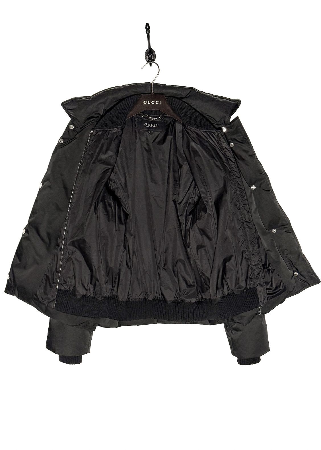 Gucci Gucci 2014 Black Toggle Accent Down Puffer Jacket Size S / US 4 / IT 40 - 6 Thumbnail