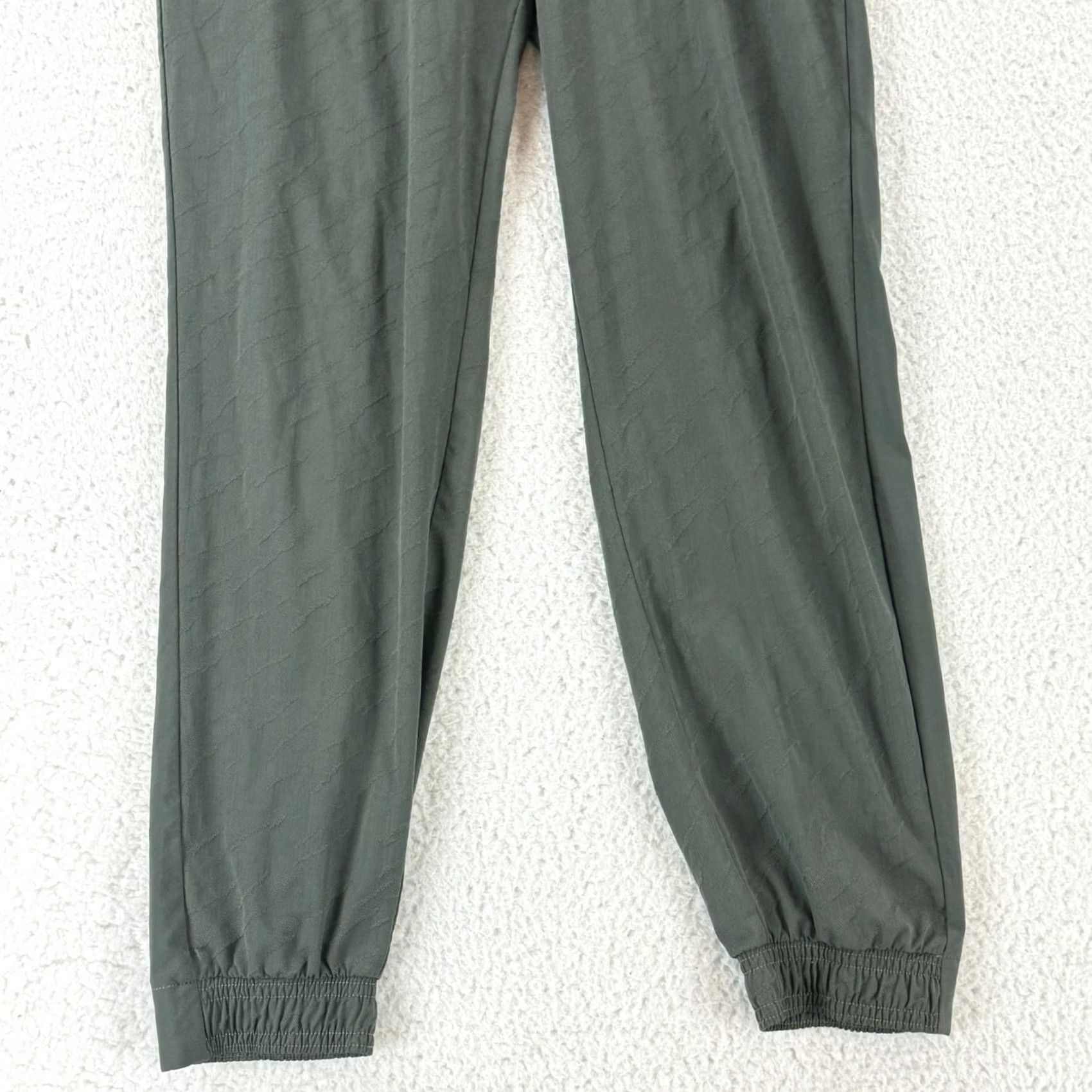 Athleta VINTAGE Athleta Brooklyn Jogger Pants Womens Size 6 Green Textured Gym Athleisure Size 28" / US 6 / IT 42 - 3 Thumbnail