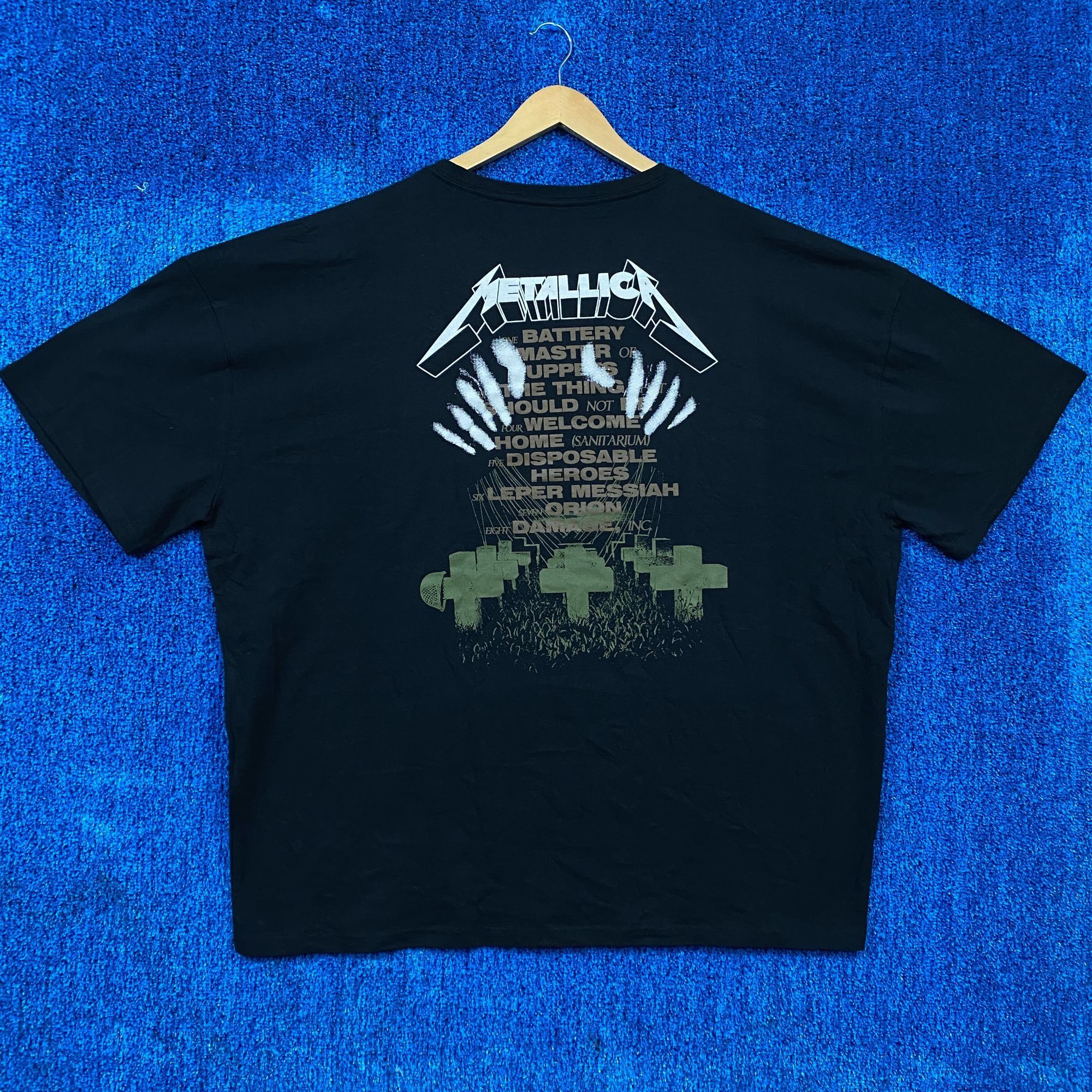 Metallica × Streetwear × Very Rare Metallica Master of Puppets Tracks ...
