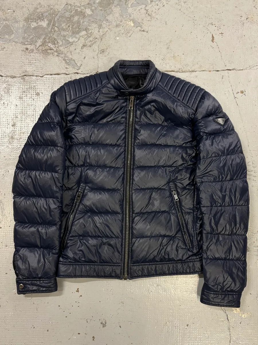 Prada AW2014 Prada Navy Nylon Quilted Puffer Jacket Size US M / EU 48-50 / 2 - 1 Thumbnail