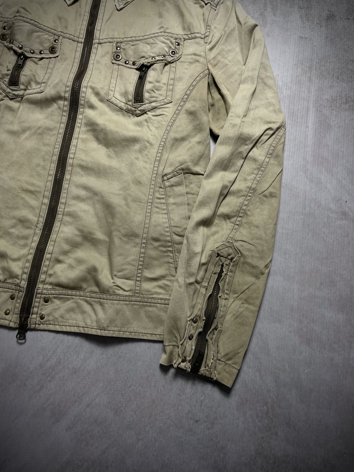 14th Addiction 2000’s Michel Klein Homme - Apocalypse Style Bikers Jacket Size US M / EU 48-50 / 2 - 4 Thumbnail