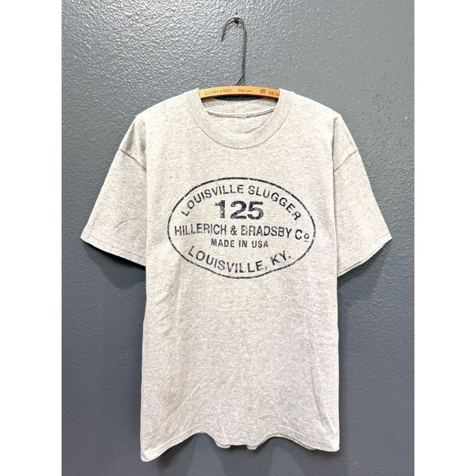 Vintage VINTAGE Louisville Slugger 90s Gray Baseball Tee Shirt L Men’s Size US L / EU 52-54 / 3 - 3 Thumbnail