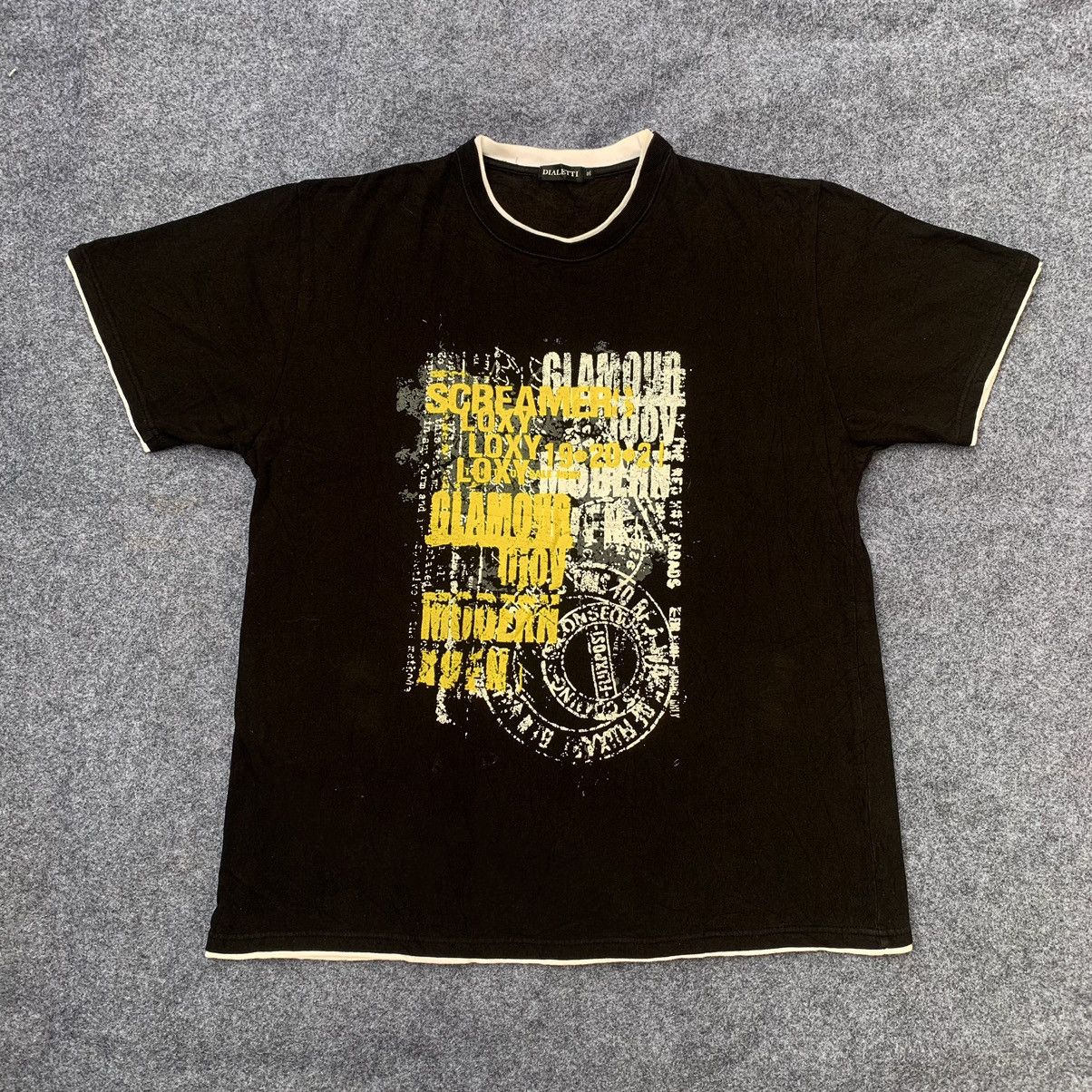 Japanese Brand Vintage Y2k Dialetti Double Layer Glamour Poem Size US L / EU 52-54 / 3 - 1 Thumbnail