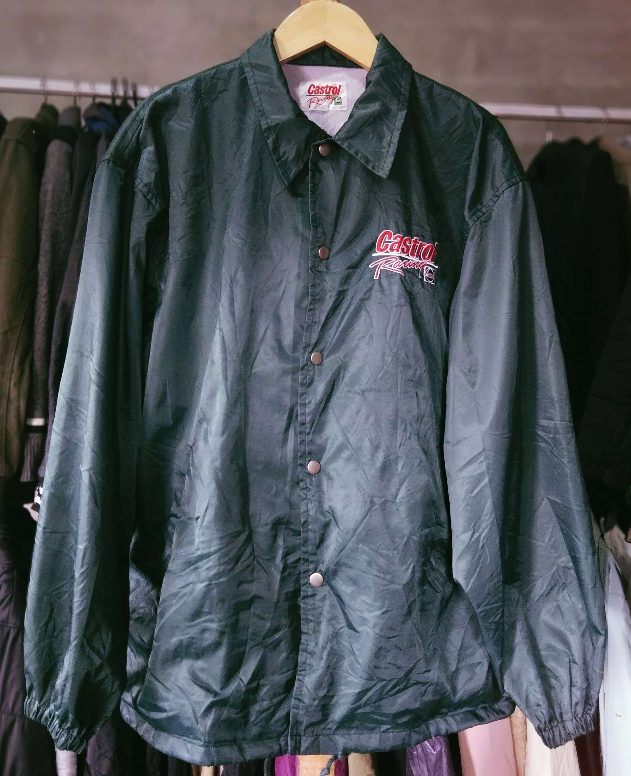 Vintage Vintage Castrol Racing Coach Jacket - Rare 90s Motorsport Size US XXL / EU 58 / 5 - 2 Thumbnail