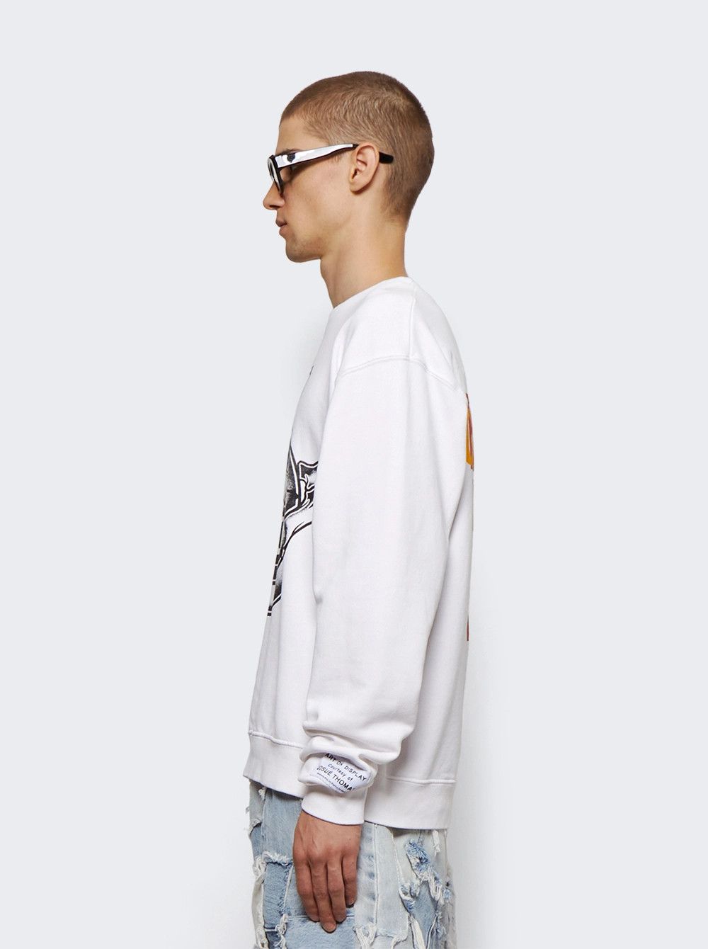 Gallery Dept. o1gr1nt0426 G Ball Crewneck Sweatshirt in White Size US L / EU 52-54 / 3 - 4 Thumbnail