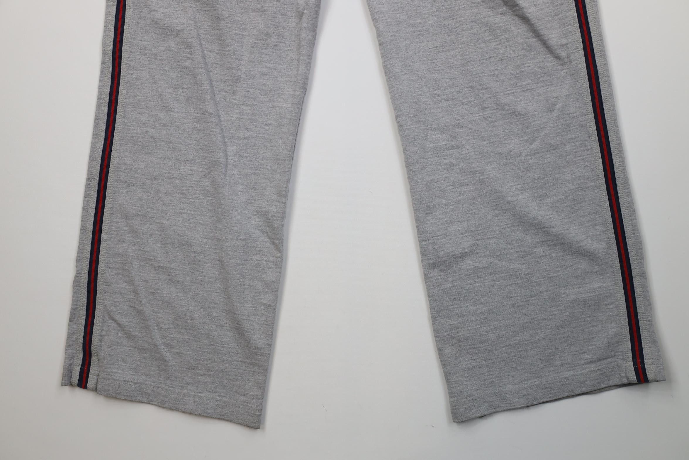 Tommy Hilfiger Vintage 90s Y2K Tommy Hilfiger Wide Leg Sweatpants Gray Size 34" / US 12 / IT 48 - 4 Thumbnail