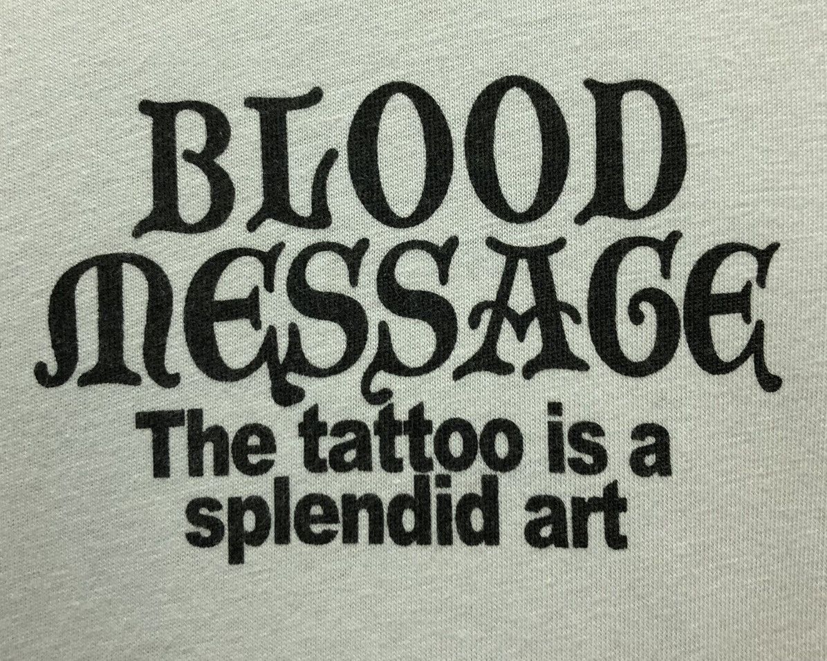 Vintage Vintage Blood Message The Tattoo Is A Splendid Art T-Shirt Size US XL / EU 56 / 4 - 4 Thumbnail