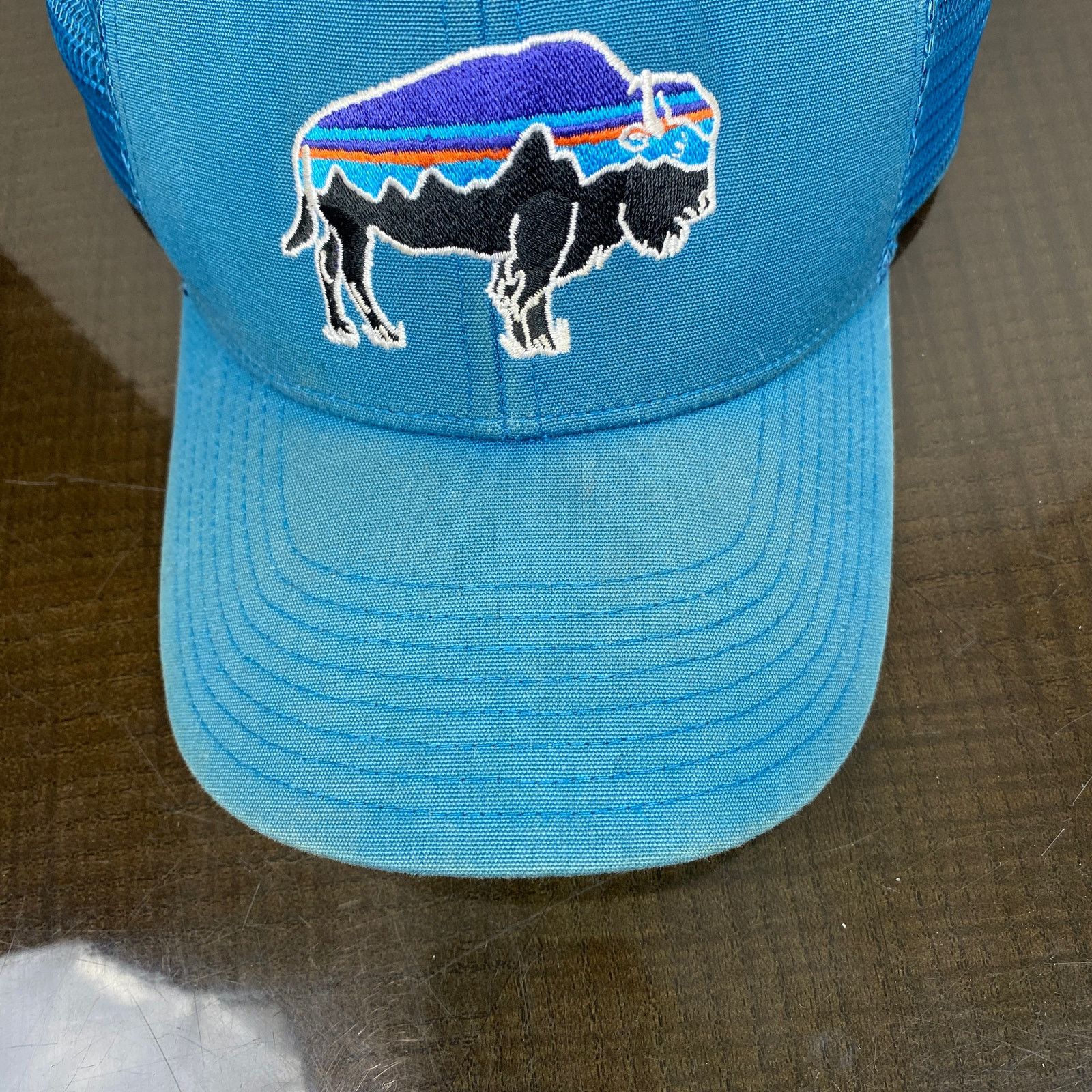 Patagonia Patagonia Fitz Roy Bison Mesh Trucker Hat Snapback Size ONE SIZE - 11 Thumbnail