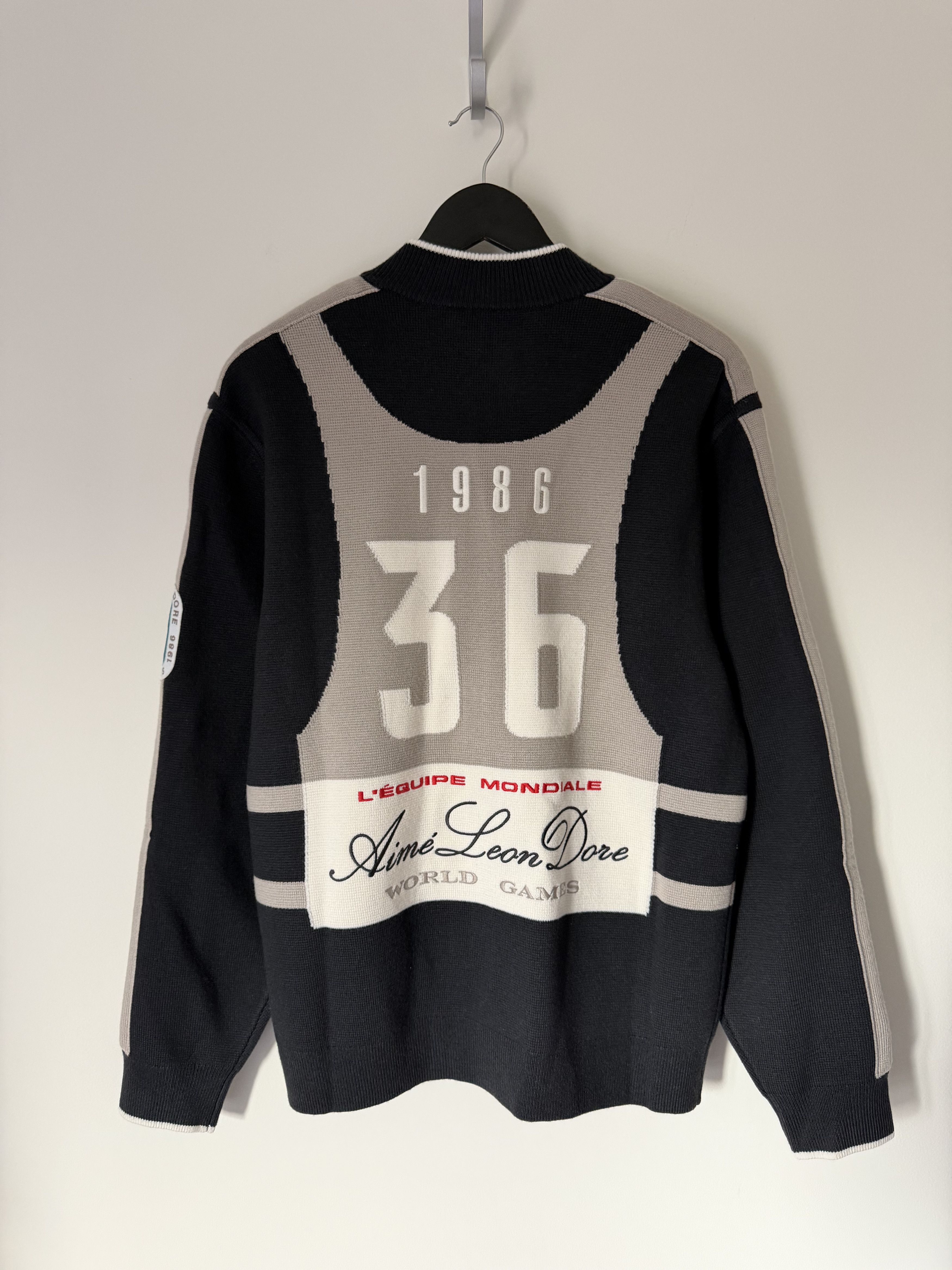 Aime Leon Dore Aime Leon Dore Full Zip Alpine Ski Sweater in Black Size US L / EU 52-54 / 3 - 6 Thumbnail