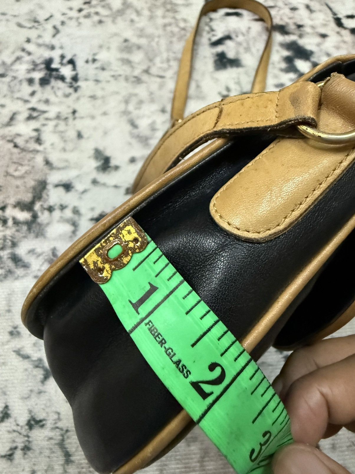 Celine × Designer × Vintage Vintage Celine Black Leather Massenger Bag Size ONE SIZE - 19 Thumbnail