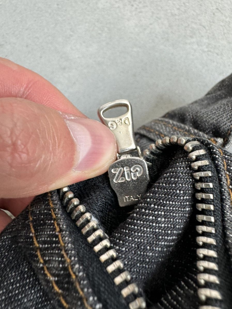 Dolce & Gabbana × Vintage DOLCE & GABBANA 2003 ZIPPER JEANS Size 27" / US 4 / IT 40 - 8 Thumbnail