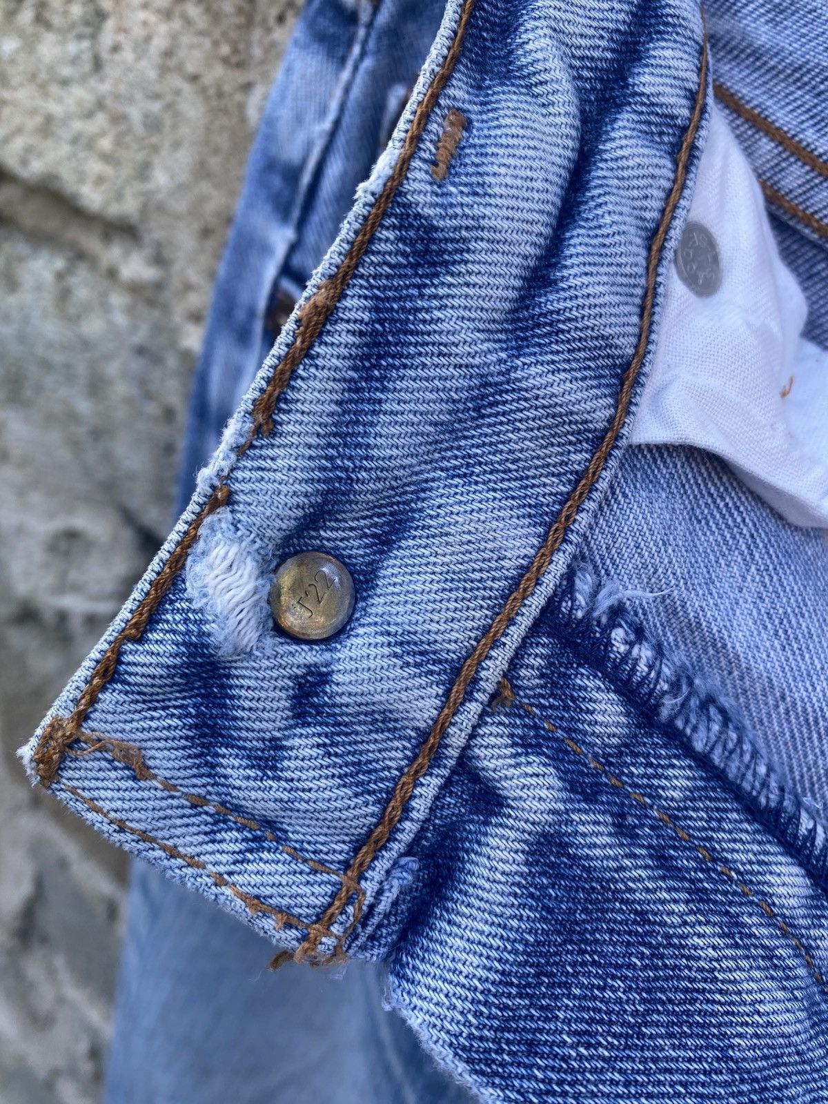Levi's Levi's W557 Flare Distressed Vintage Jeans Size 26" / US 2 / IT 38 - 10 Thumbnail