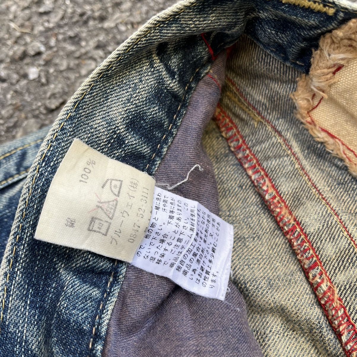 Hysteric Glamour Flared Japanese Vtg Blue Way Rusty Whiskered Mudwash Jeans Size US 30 / EU 46 - 10 Thumbnail