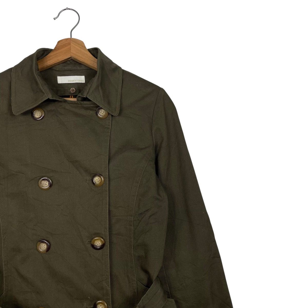 Japanese Brand Japanese Brand Bamboo Grass Double Breasted Trenchcoat Size M / US 6-8 / IT 42-44 - 4 Thumbnail