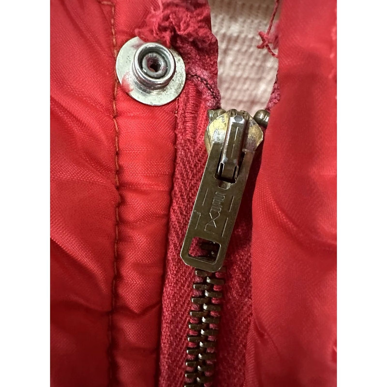Vintage VTG 60s TownCraft Quilted Jacket & Pants XL Red Mens Thermal Lined Distressed Cuff 2-Piece Set Size US 36 / EU 52 - 5 Thumbnail