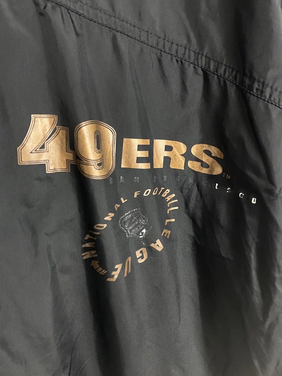 NFL 90s Vintage NFL 1991 49Ers Team Spirit Button-Up Jacket Size US XL / EU 56 / 4 - 4 Thumbnail