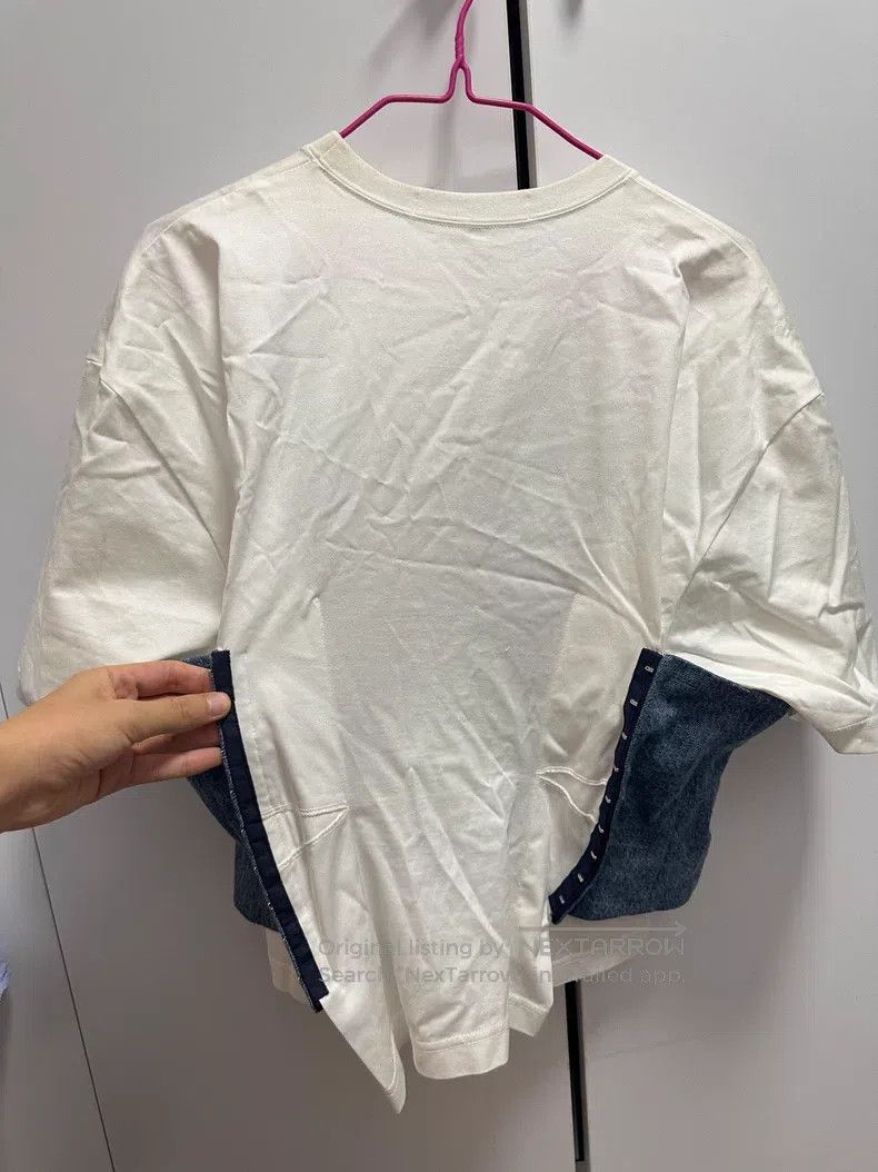 Junya Watanabe Junya Watanabe Denim Patchwork Short Sleeve Size M / US 6-8 / IT 42-44 - 3 Thumbnail