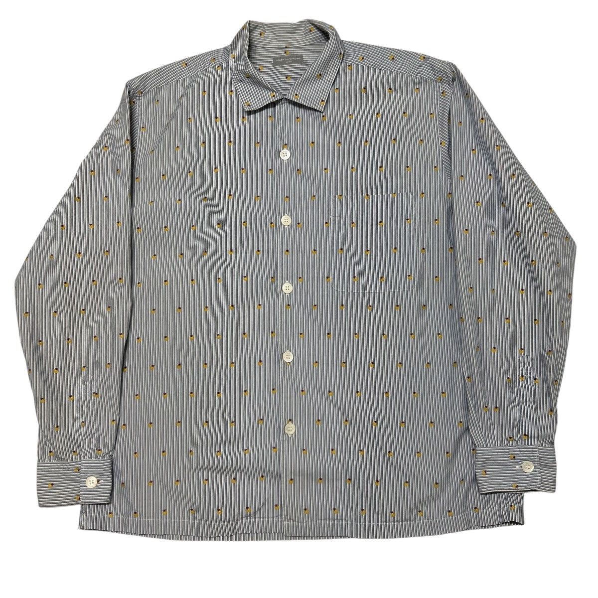 Comme des Garcons 556 01SS 00s Comme Des Garcons Homme shirt jacket men blue Size US S / EU 44-46 / 1 - 2 Thumbnail