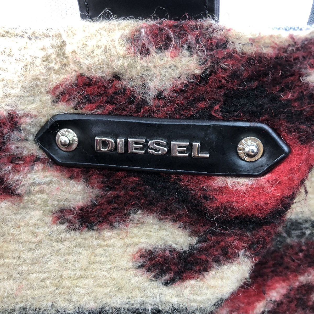 Diesel Vintage Diesel Tote Bag Denim Navajo Wool Lining Size ONE SIZE - 10 Thumbnail