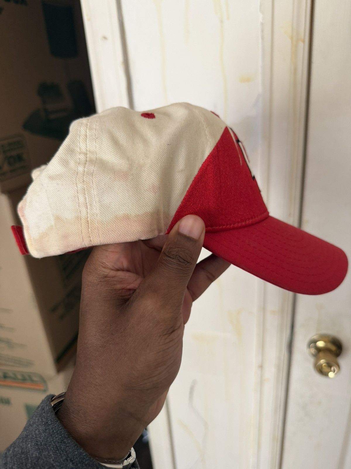 Reebok Vintage Reebok Sharktooth Kansas city chiefs adjustable Size ONE SIZE - 4 Thumbnail