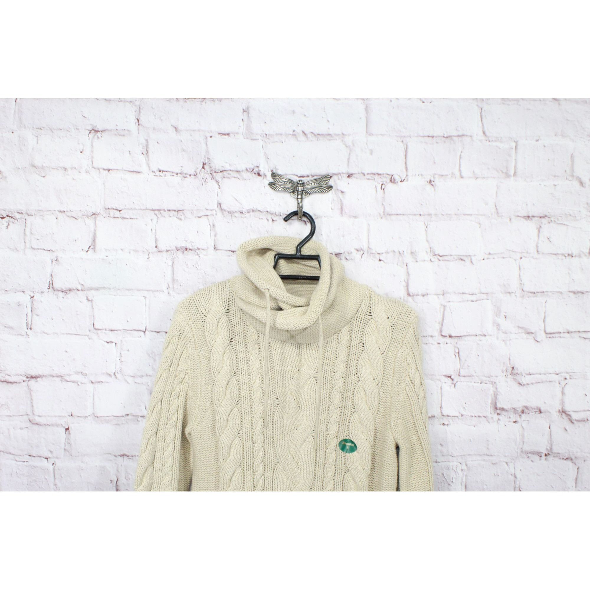 L.L. Bean LL Bean Women's Double L Mixed Cable Sweater Funnelneck Size S / US 4 / IT 40 - 2 Thumbnail