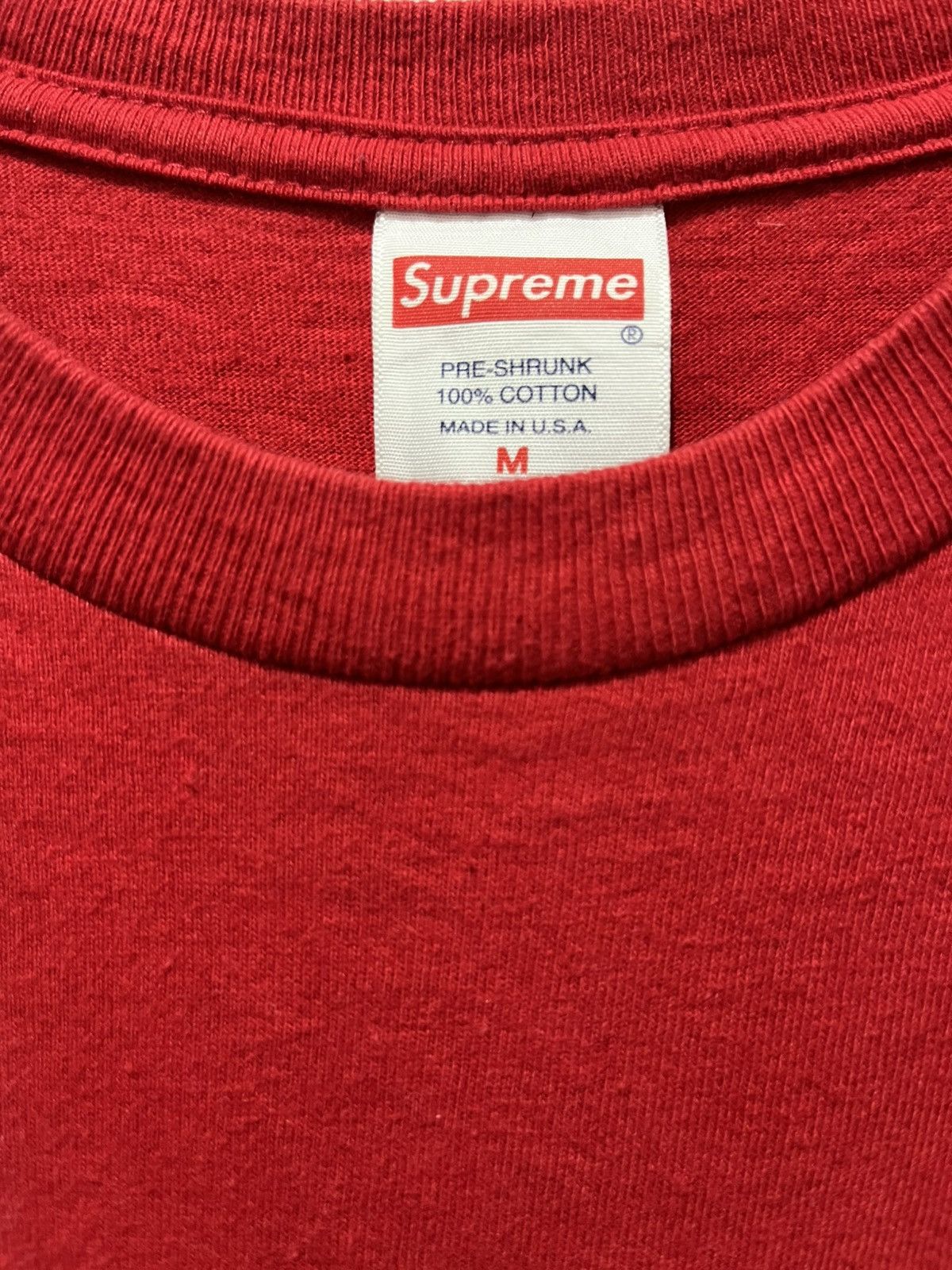 Supreme SUPREME RED PITBULL TEE Size US M / EU 48-50 / 2 - 3 Thumbnail