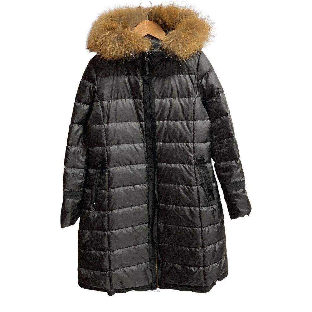 Lanvin Lanvin LANVIN en Bleu Lace Raccoon Fur Long Down Coat Textile Outerwear DUTY FREE for USA Size ONE SIZE - 1 Thumbnail