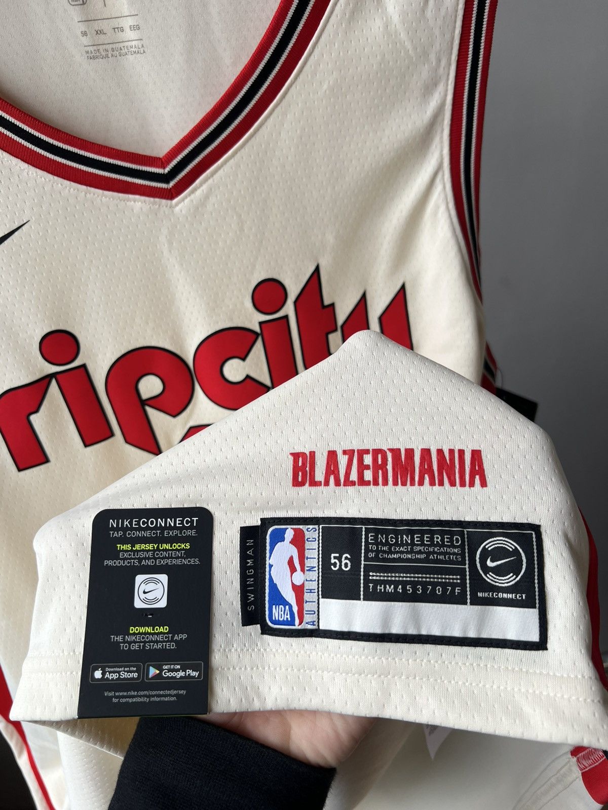 Nike NWT 2019 NBA PORTLAND TRAIL BLAZERS NIKE BASKETBALL JERSEY Size US XXL / EU 58 / 5 - 10 Thumbnail