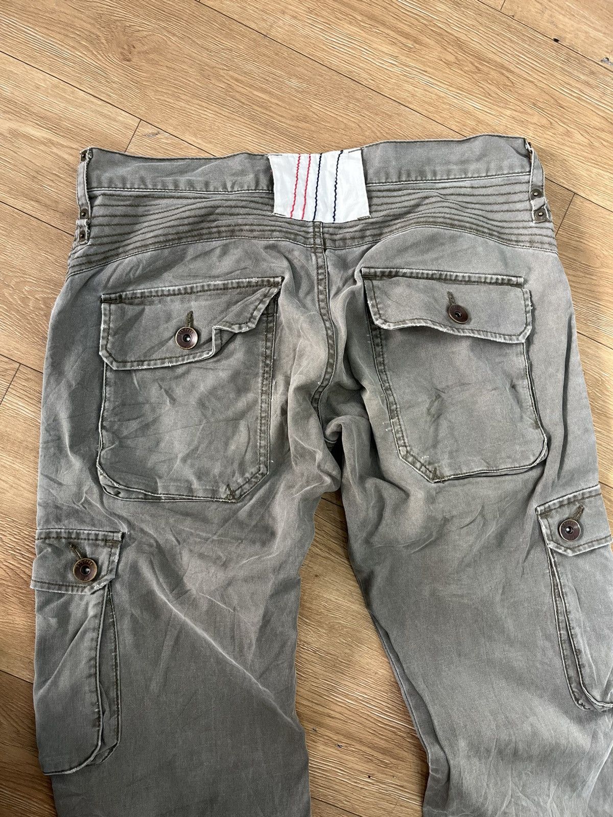 If Six Was Nine RARE PROKEDS FLARE JEANS BALENCIAGA STYLE BOOTCUT Size 32" / US 10 / IT 46 - 9 Thumbnail