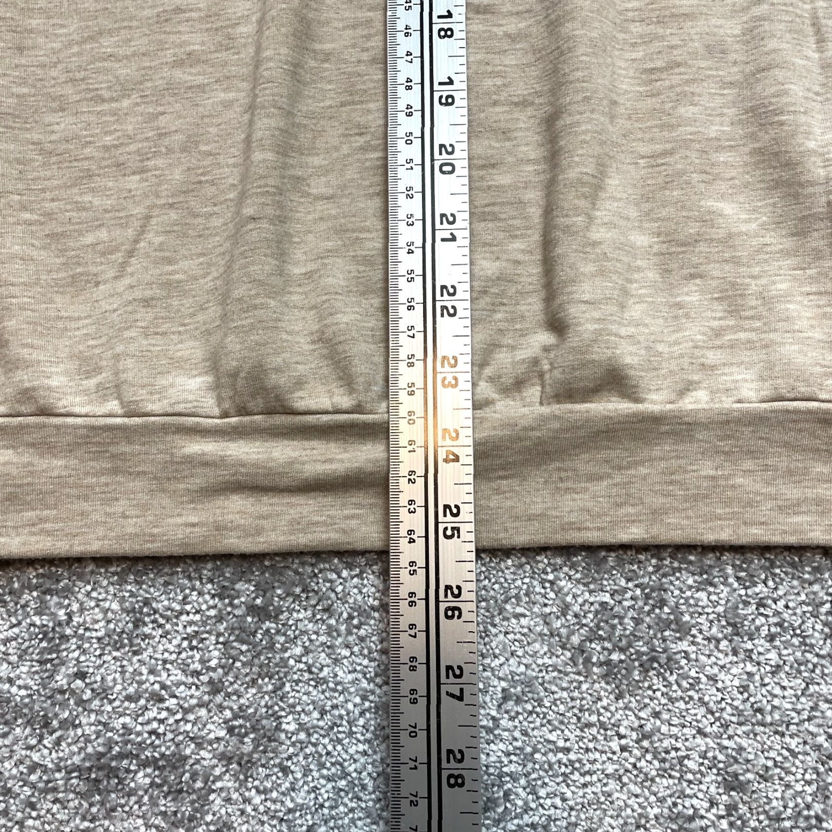 Vintage Motherhood Maternity Sweatshirt Womens Small Tan Beige Stretch Pullover Soft Top Size S / US 4 / IT 40 - 5 Thumbnail