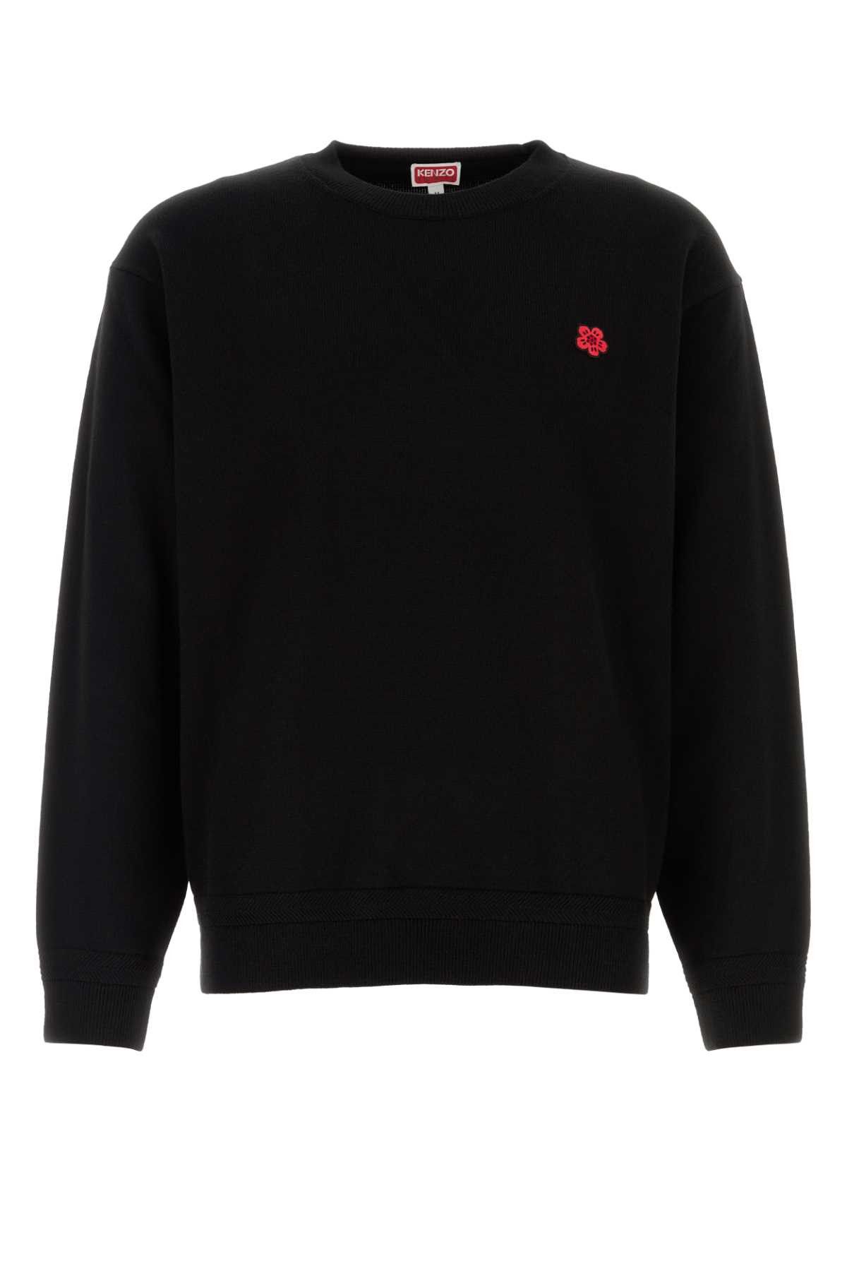 Kenzo Black Wool Sweater Size US M / EU 48-50 / 2 - 1 Thumbnail
