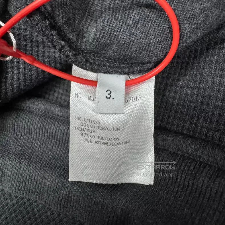 Thom Browne Thom Browne size 3 Deep grey four-striped waffle drawstring Size US 28 / EU 44 - 6 Thumbnail