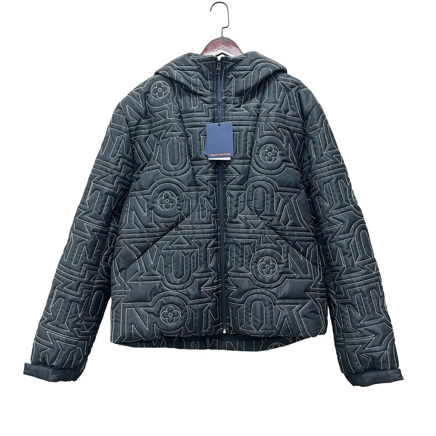 Louis Vuitton Louis Vuitton Geometric Monogram Down Jacket Size 52 Size US L / EU 52-54 / 3 - 1 Thumbnail