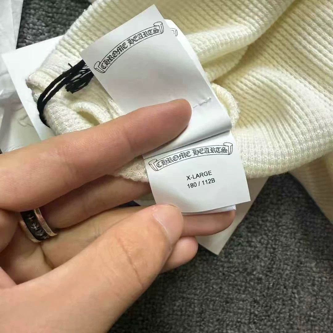 Chrome Hearts In Stock Chrome Hearts New Waffle Long-Sleeve T-Shirt Size XL / US 12-14 / IT 48-50 - 7 Thumbnail