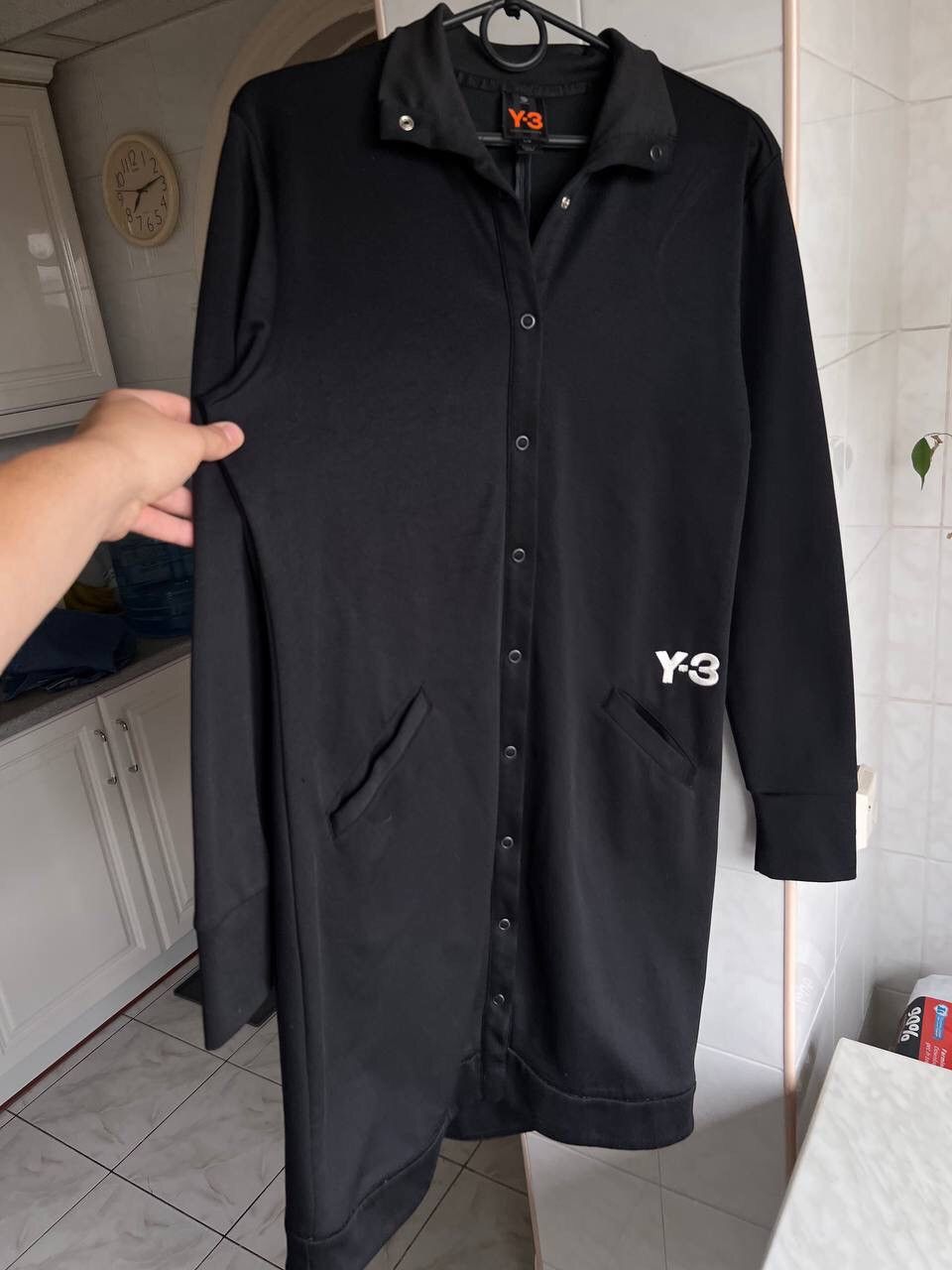 Yohji Yamamoto 2006 ADIDAS Y3 YOHJI YAMAMOTO - VINTAGE LONG BLACK DRESS Size L / US 10 / IT 46 - 2 Thumbnail